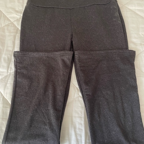 Indero Pants - Super Soft Women's Gray High Waisted Indero Leggings with Fleece Lining